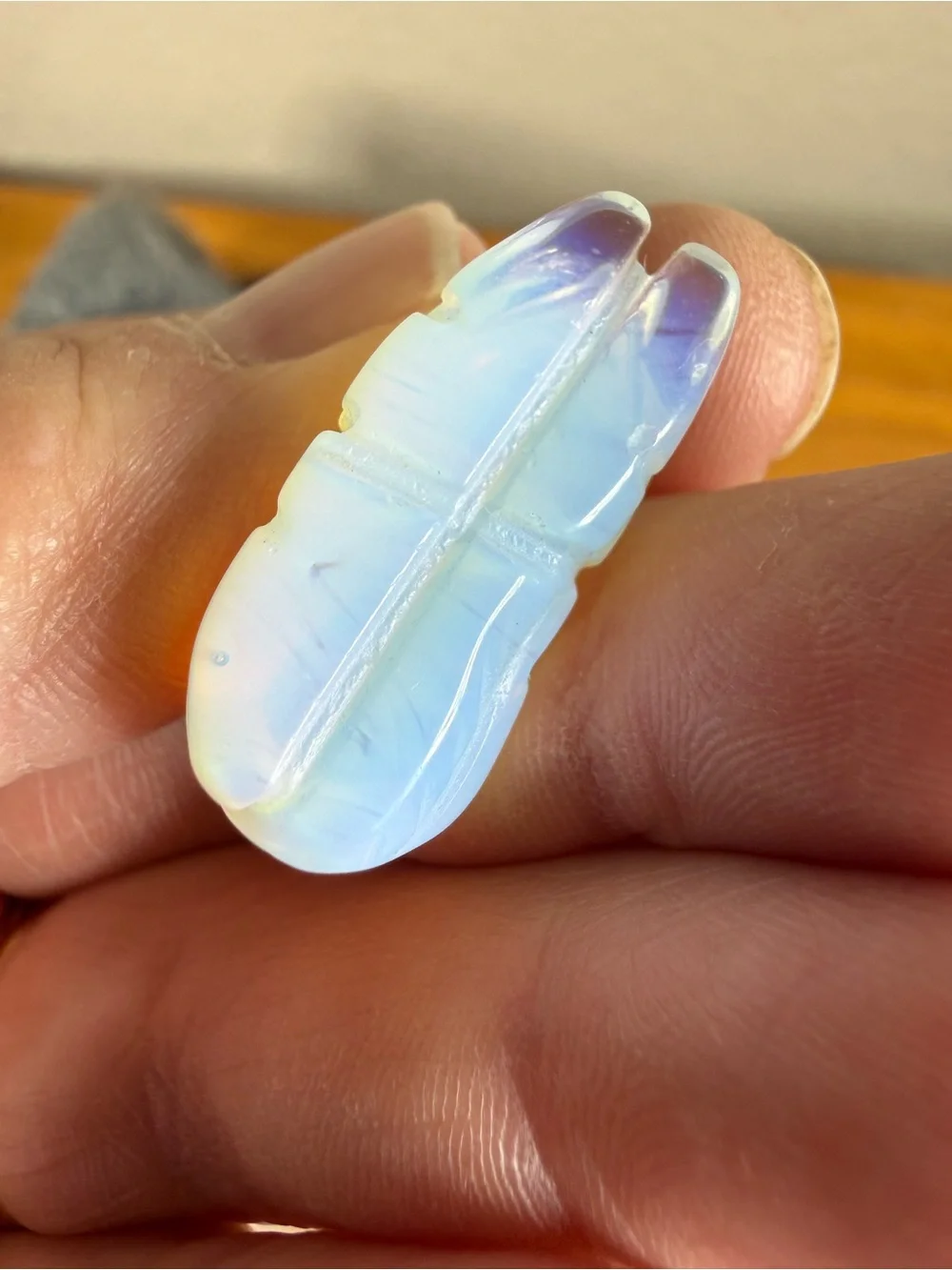 Opalite Lion Figurine
